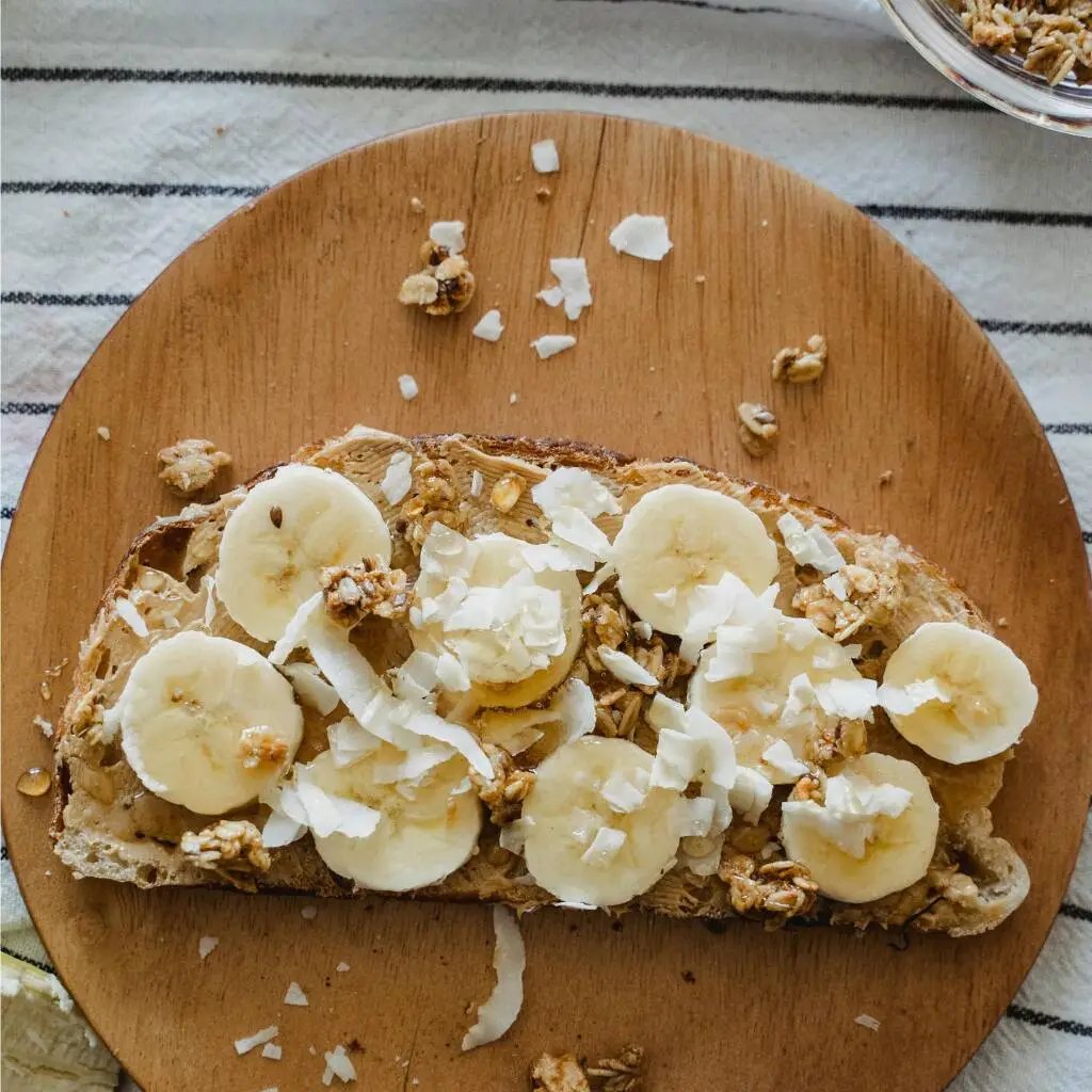 Peanut Butter & Banana Sandwich for lunch